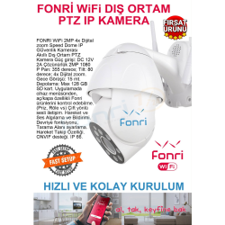 Fonri Wifi Ptz Kamera 