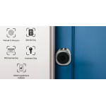 Smart Akıllı Kapı Kilidi Parmak İzi Şifre Girişli Zigbee Gateway ve açık kapı rozeti dahil***