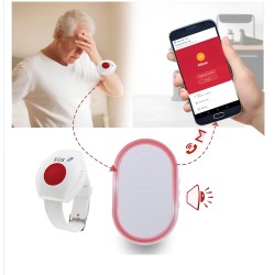 Yaşlı Hasta Sos Buton  Panik Bileklik Alarm Seti