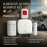  KARAVAN GÜVENLİK SİSTEMİ & YAT TEKNE ALARM SİSTEMİ (Kablosuz) SİM KART DAHİL 